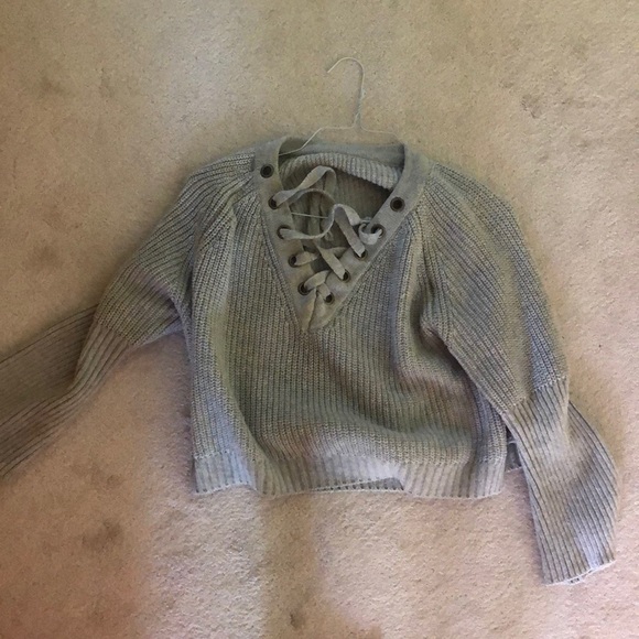 Tops - Gray sweater